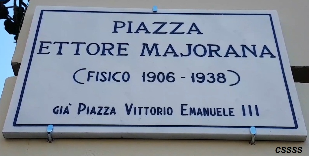 Piazza Ettore Majorana a Catania