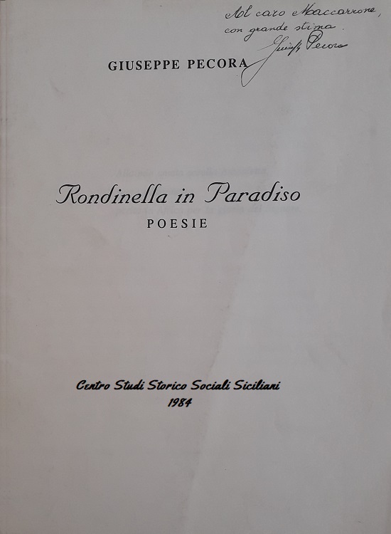 Rondinella in Paradiso
