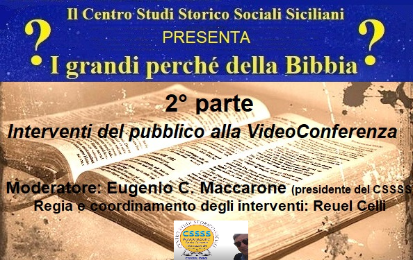 Conferenza: I grandi perché della Bibbia